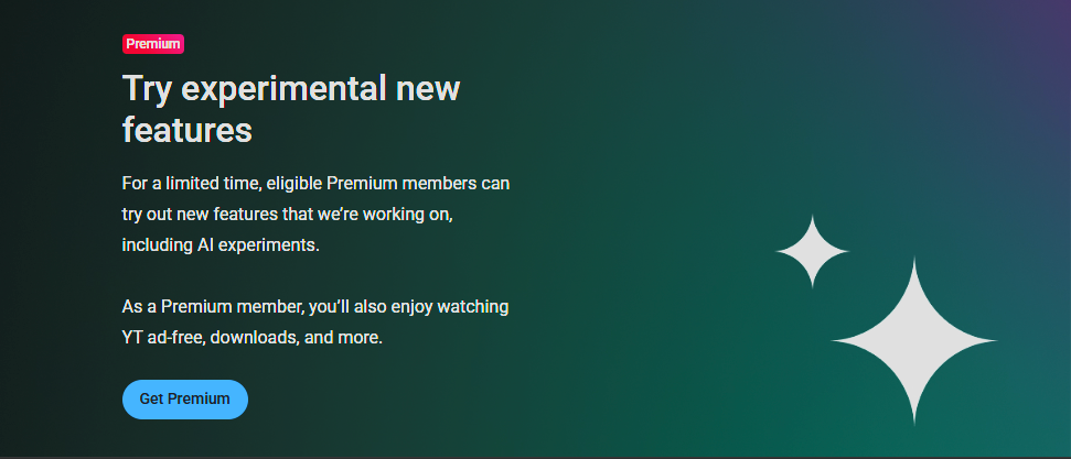 youtube premium beta labs feature