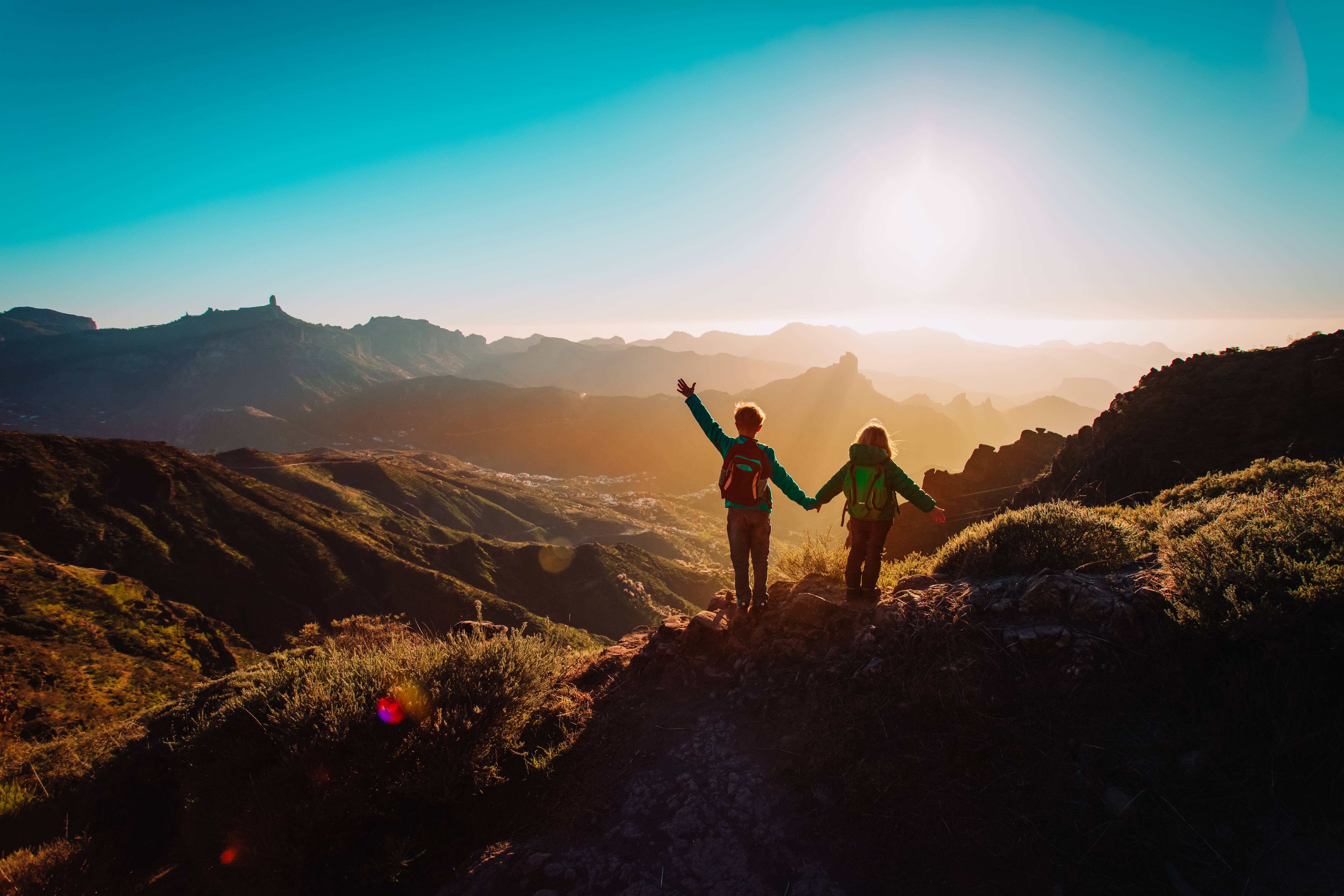 two people enjoying the journey