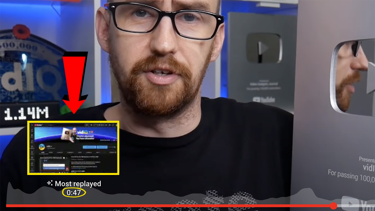 introduction 'Most Replayed' feature that marks out the most  popular parts of videos