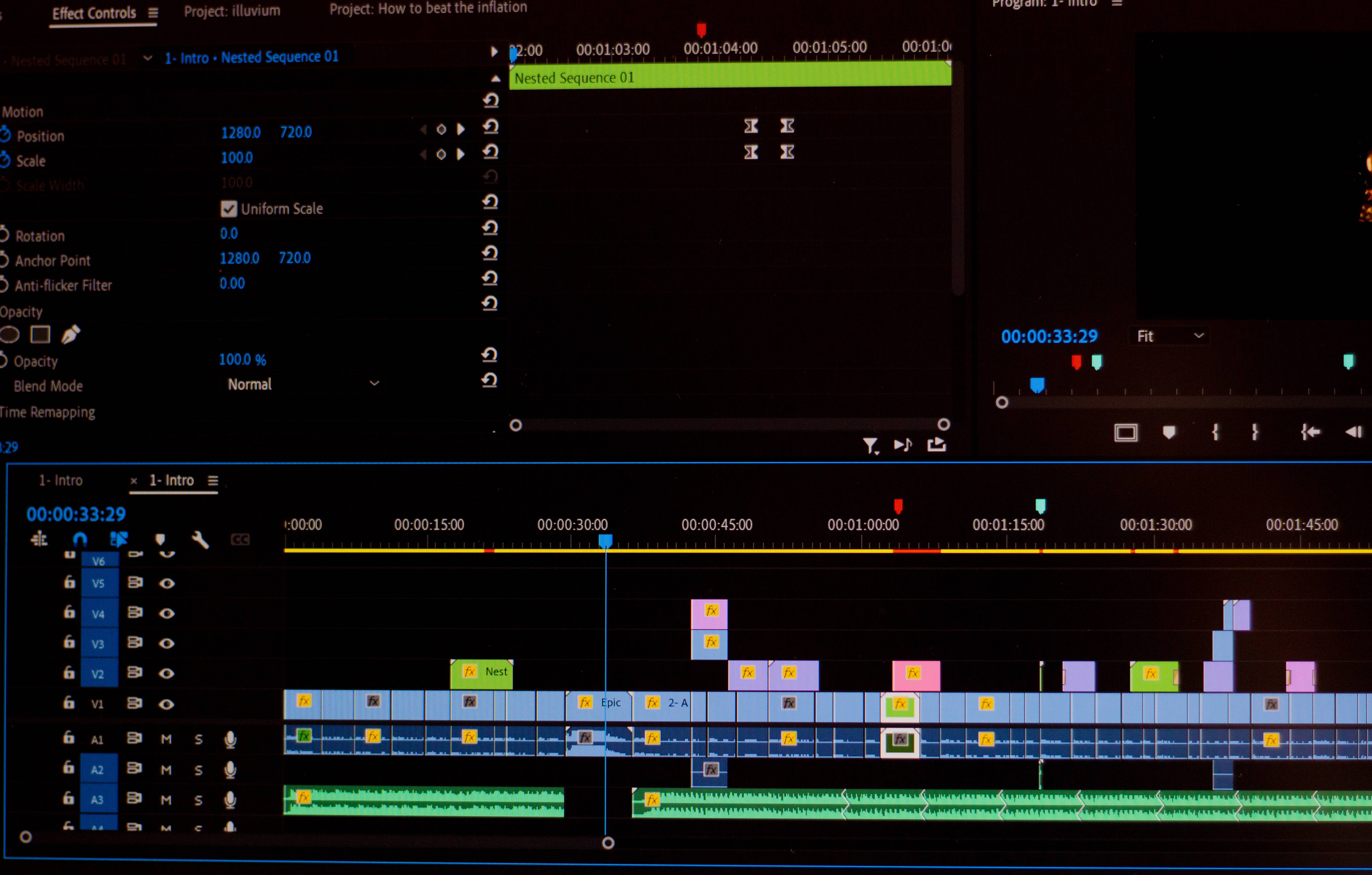 Editing video clips