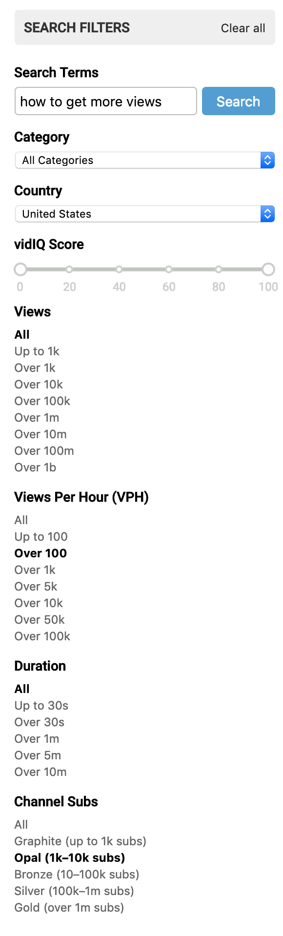 Most viewed video discount category on youtube