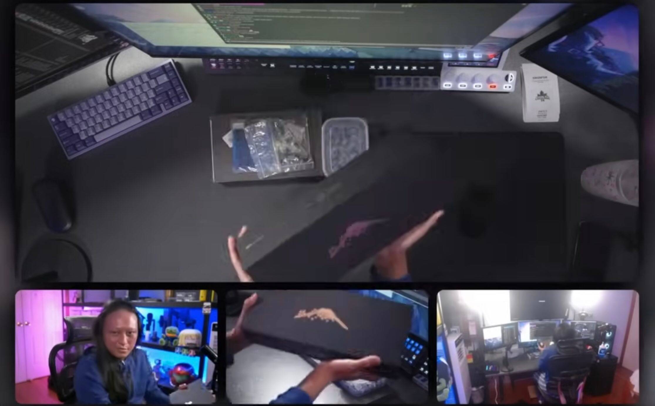 Nutty's overhead camera setup