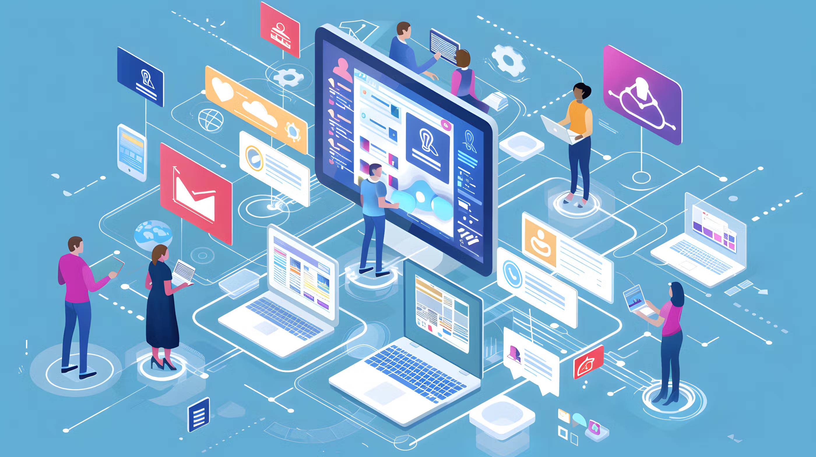 Estrategia de promoción multiplataforma que muestra contenido de YouTube compartido en varias redes sociales