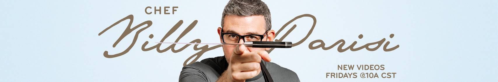 Chef Billy Parisi YouTube Banner
