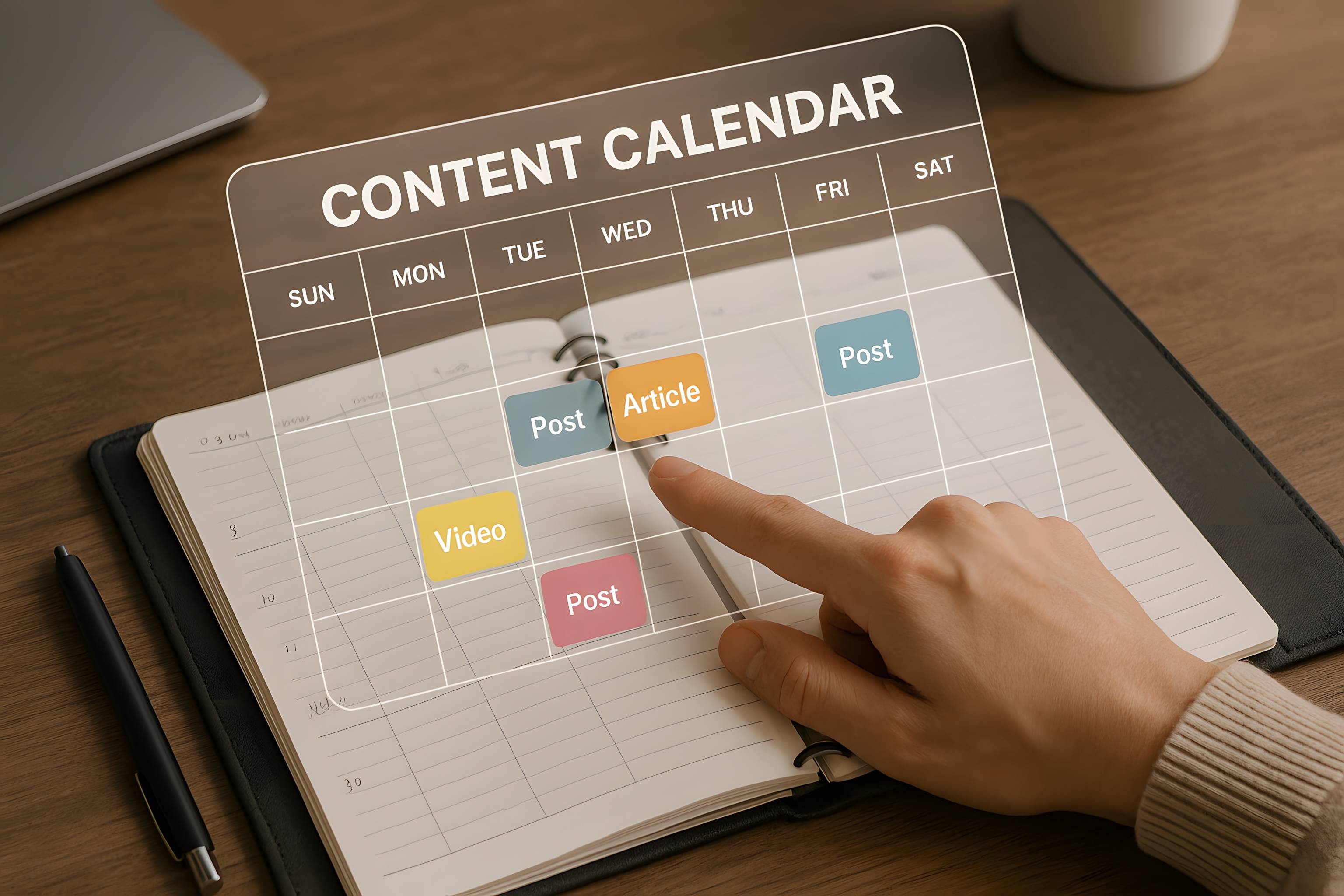 Making a content calendar
