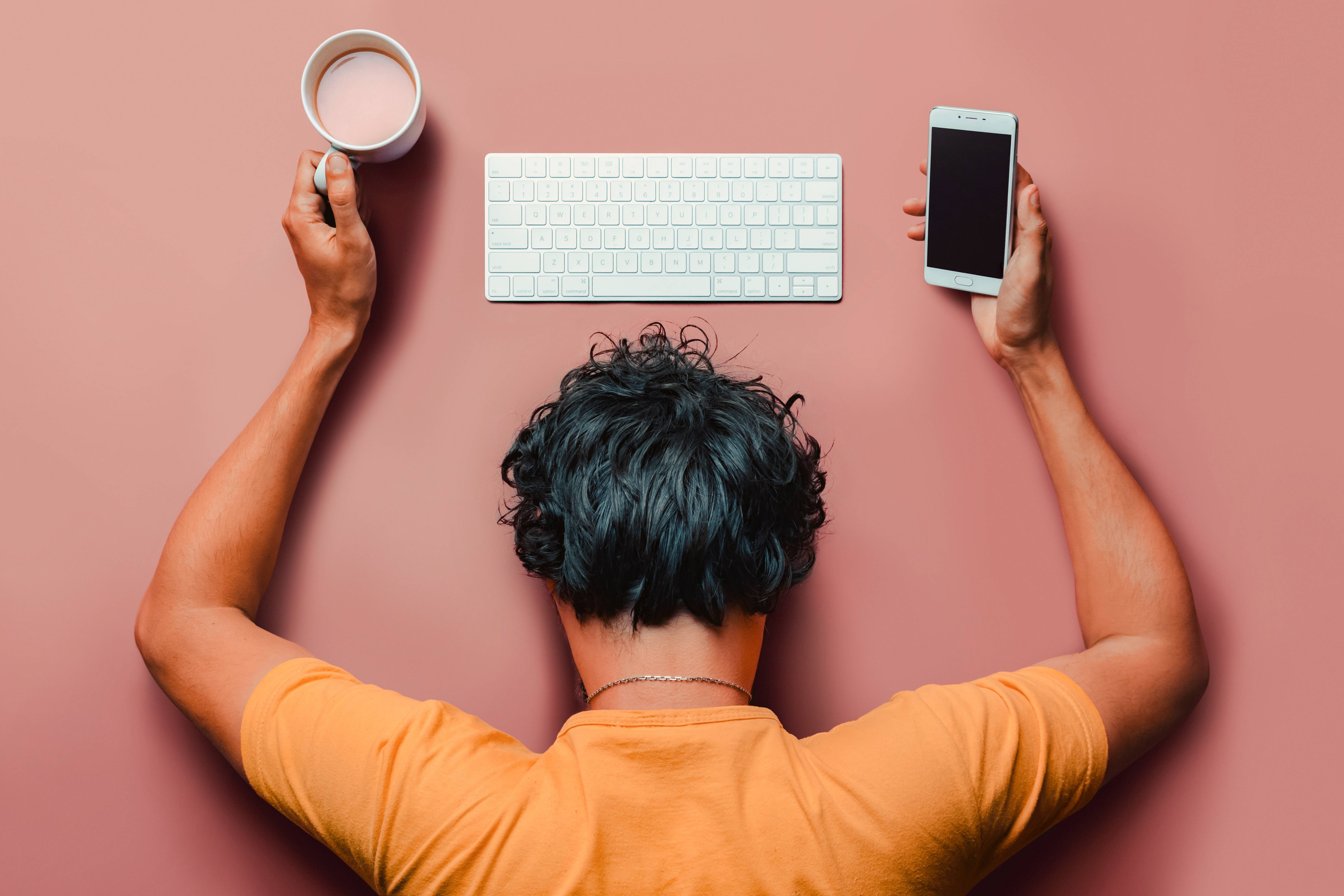 An individual experiencing burnout