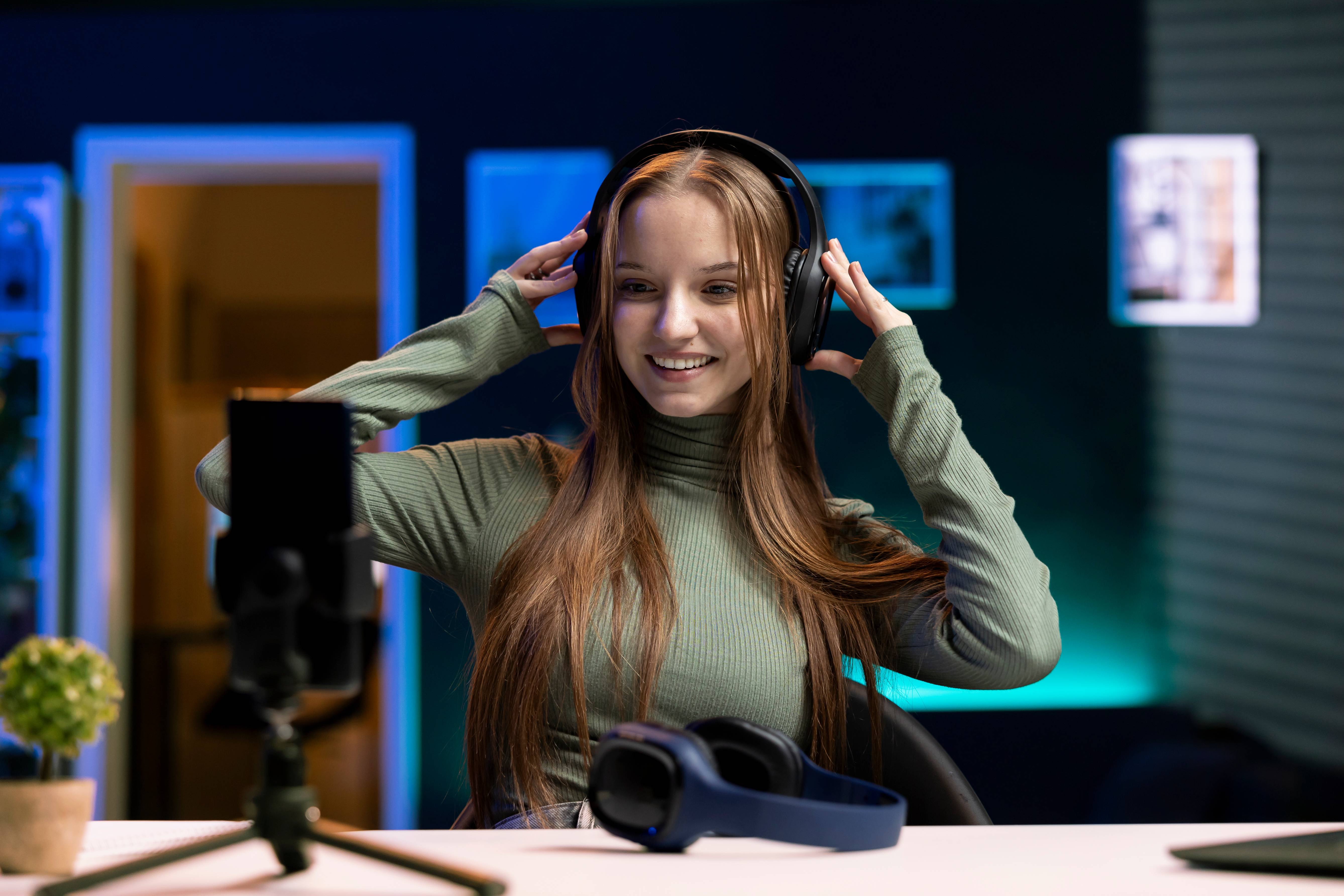Creator engaging with audience