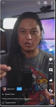 Nutty's template for vertical streaming