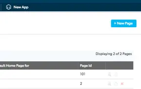 a screenshot of a web page with a new page highlighted
