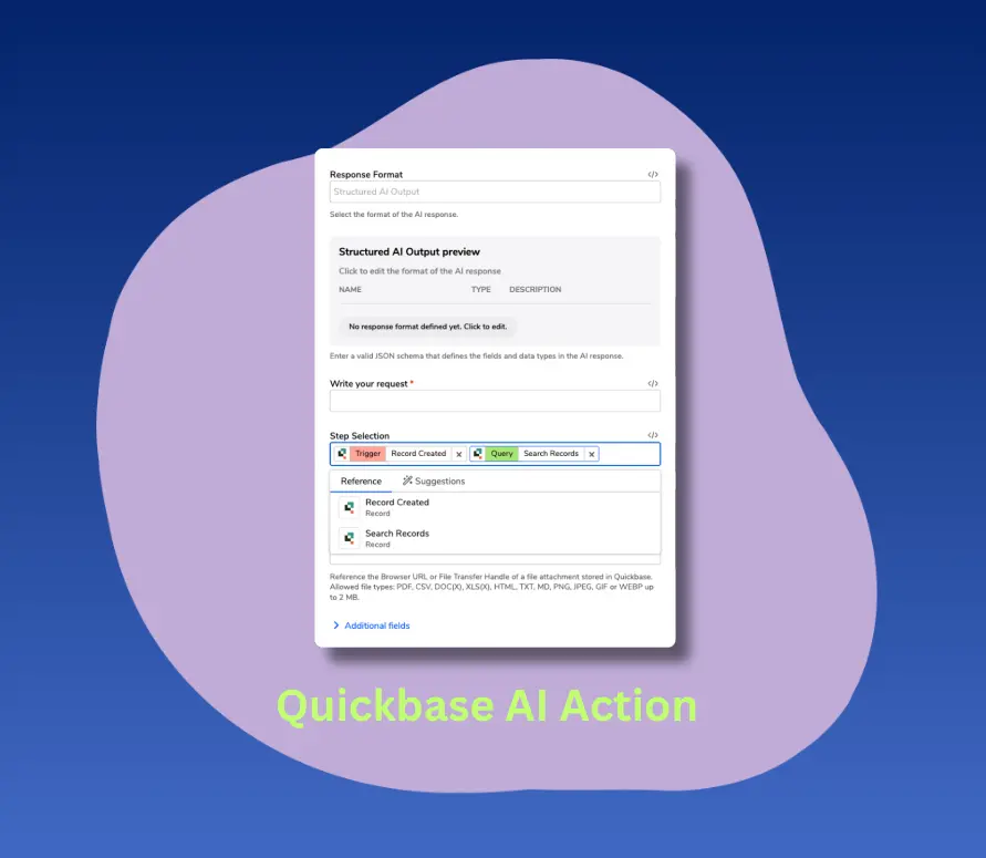 Quickbase AI Action | Quandary Consulting Group