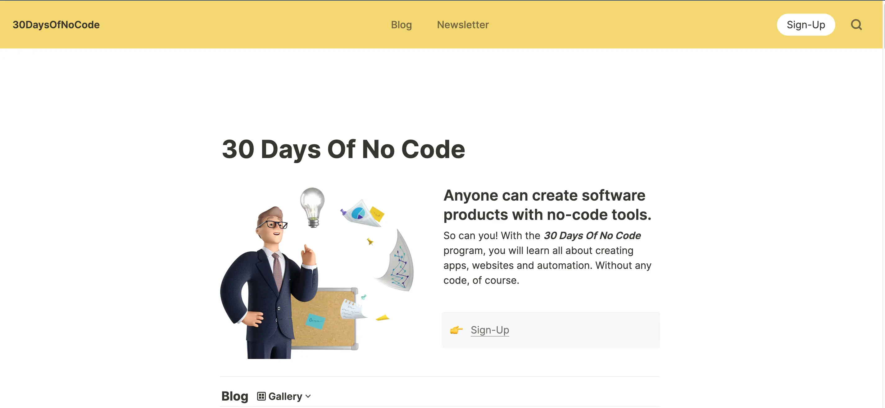 30 Days of no code