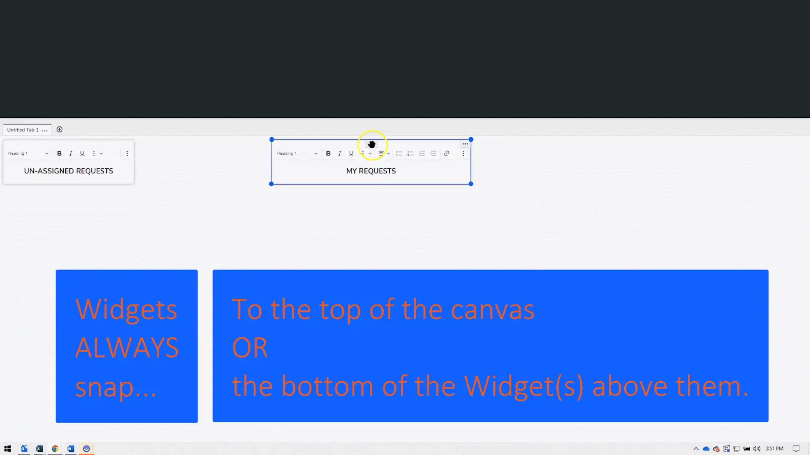 a screen shot of a web page with a blue background