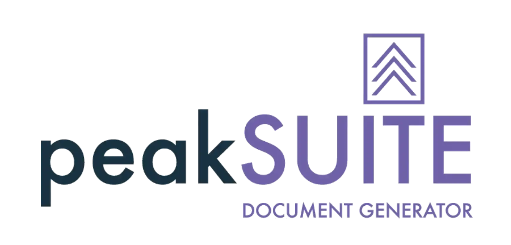 peaksuite-Document generator