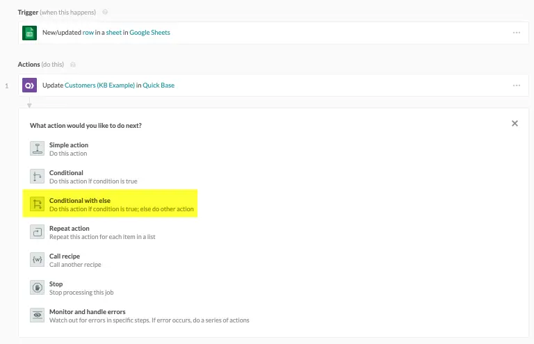 Update customer service