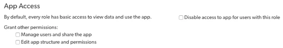 a screenshot of a cell phone with the text app access