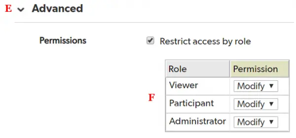 Advanced Role Access