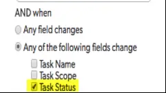 Task status