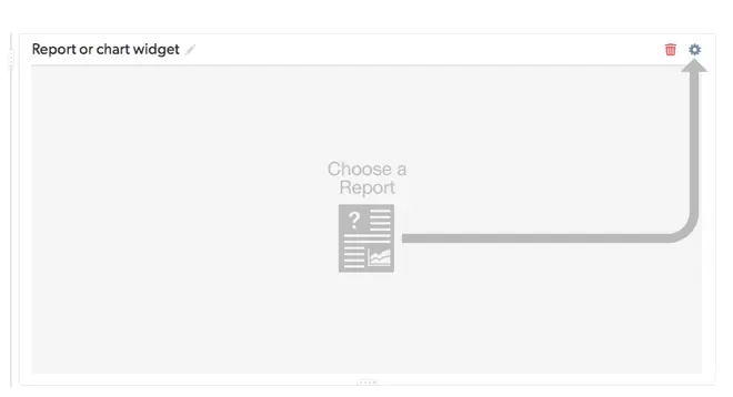 Report or Chart Widget