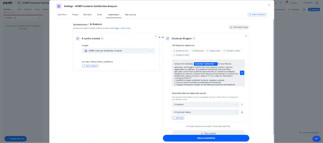 Customer Testimonial