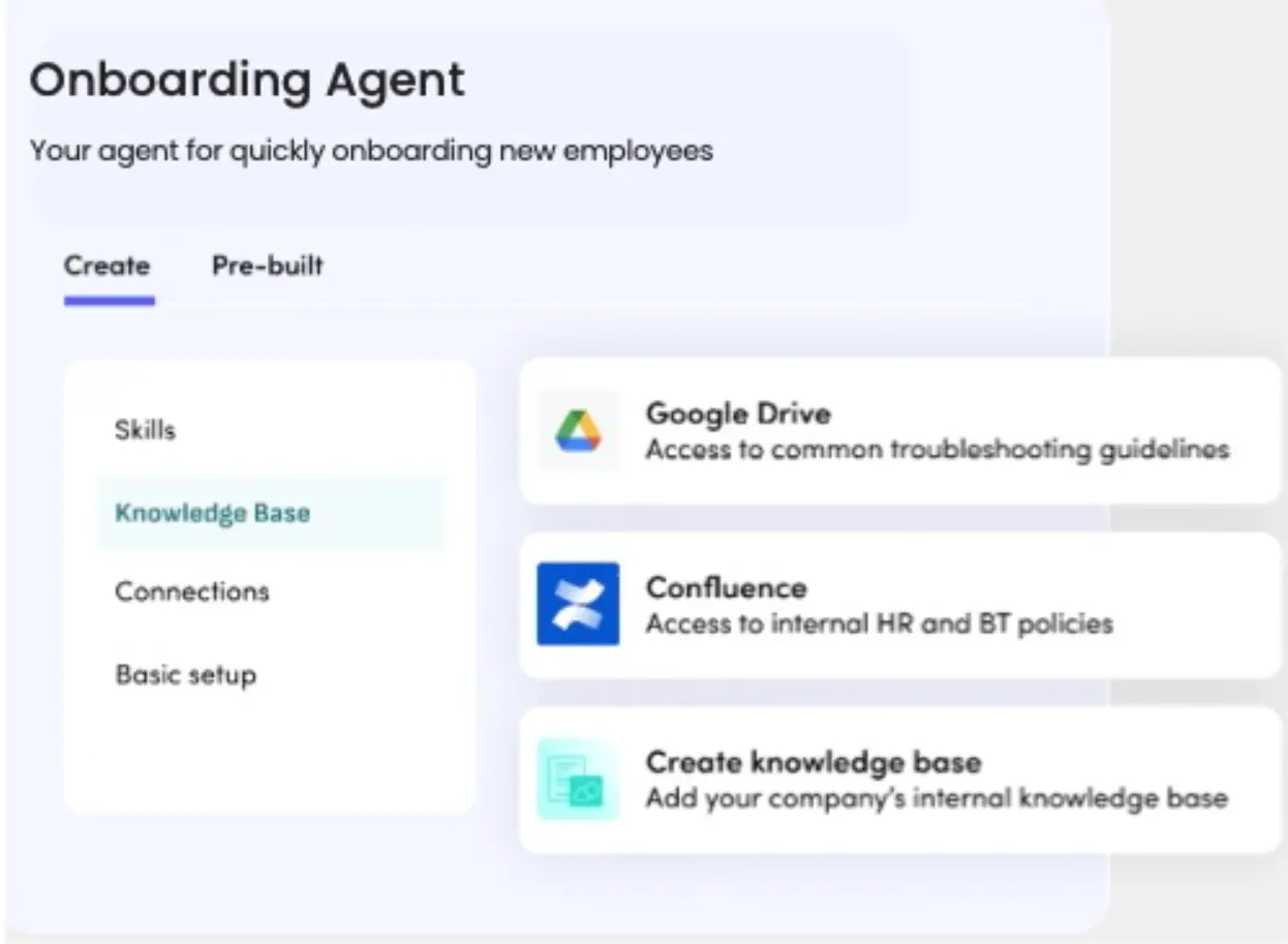 Workato Agent Studio: Onboarding Agent
