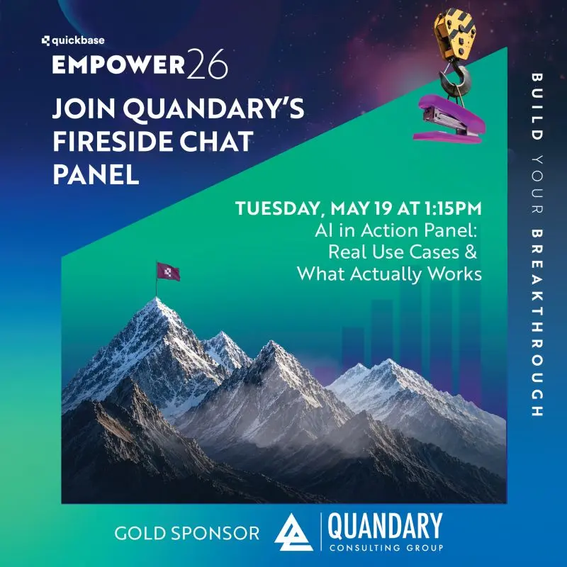 Quickbase Empower 2026 | Quandary Consulting Group