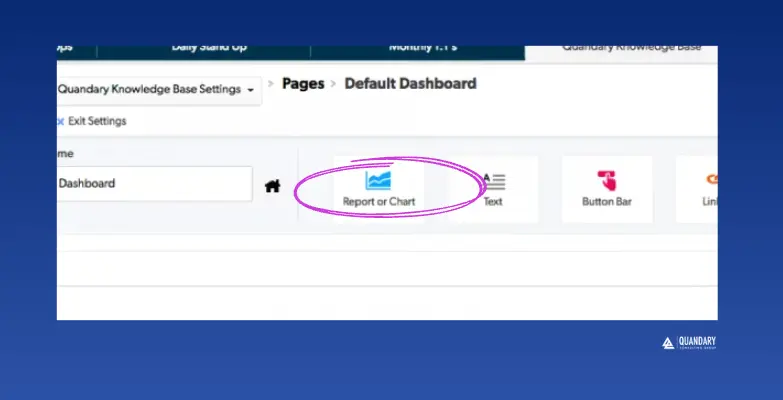 How to Add a Report to your Quickbase Dashboard | Quandary Consulting Group