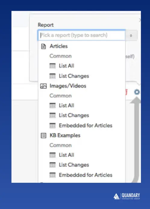 How to Add a Report to your Quickbase Dashboard | Quandary Consulting Group