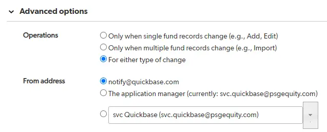 a screenshot of the advanced options page