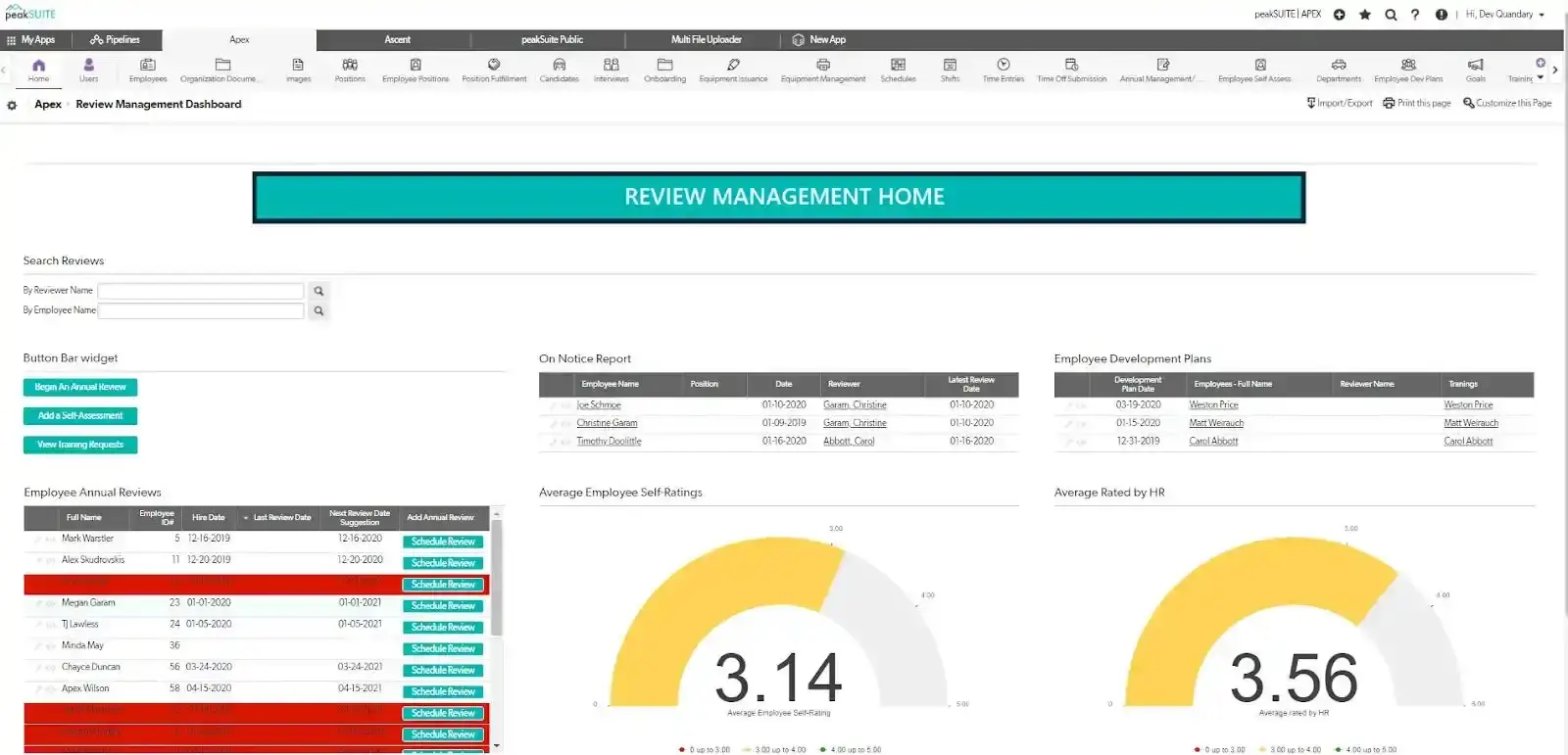 Review management home