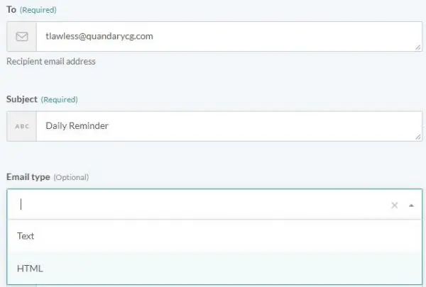 a screenshot of a web page with a contact form