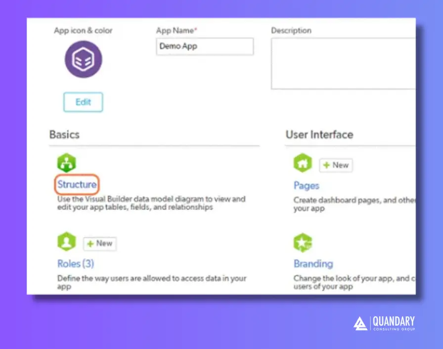 Quickbase Table Structure | Quandary Consulting Group
