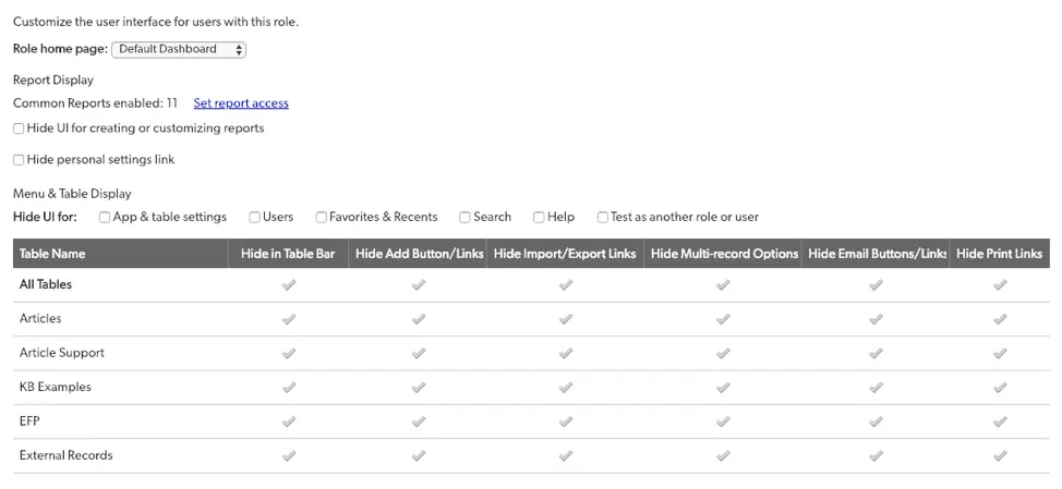 a screenshot of a computer screen with a number of options