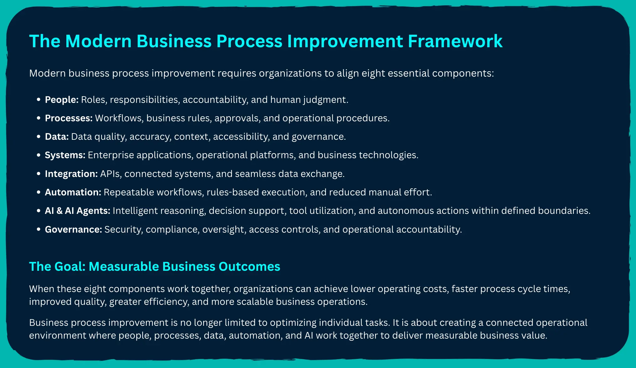 Quandary's Business Process Improvement Framework | Quandary Consulting Group
