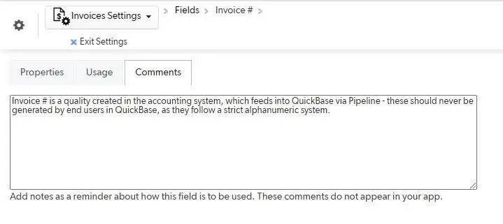 Comments to Avoid Confusion