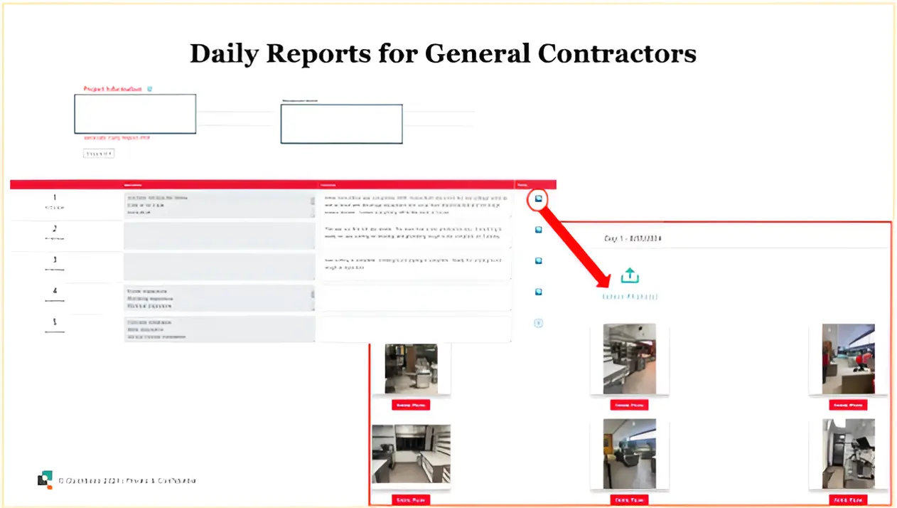 Daily reports for General Contractors