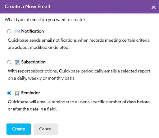 Create New Email 