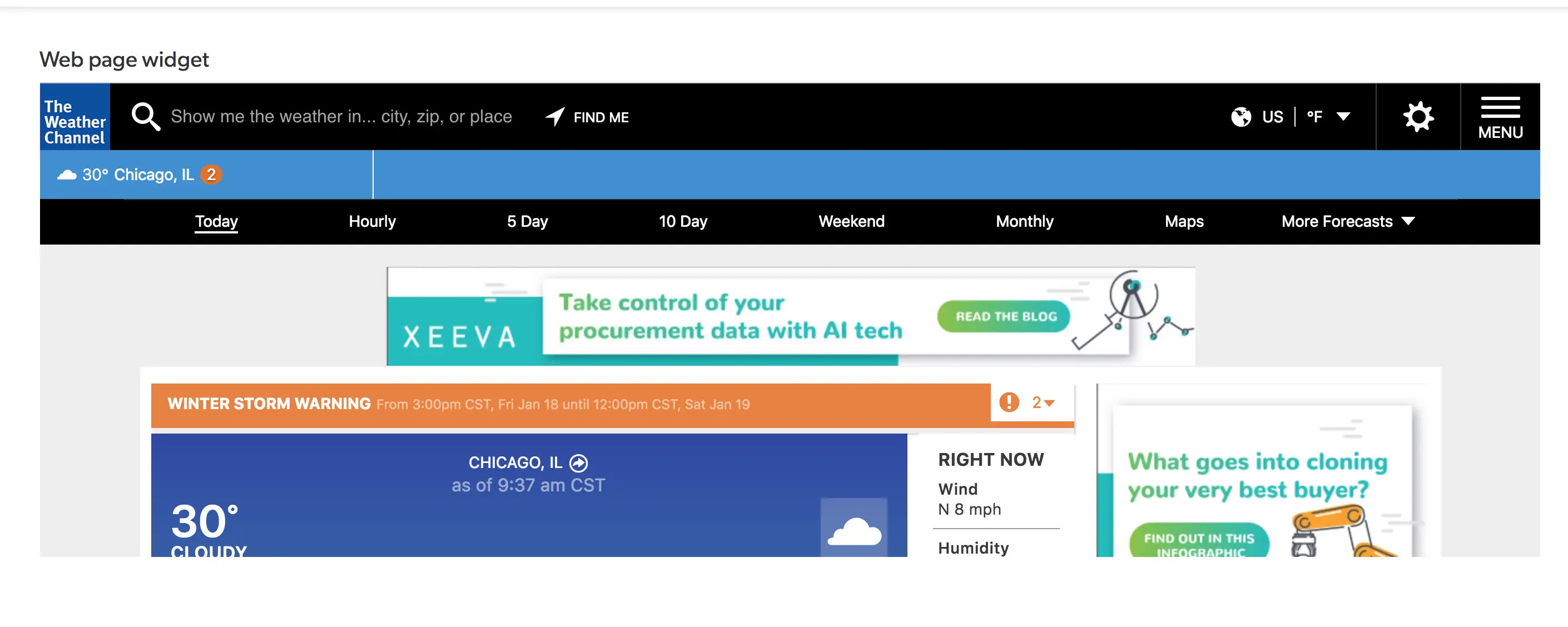 a computer screen with a web page on it
