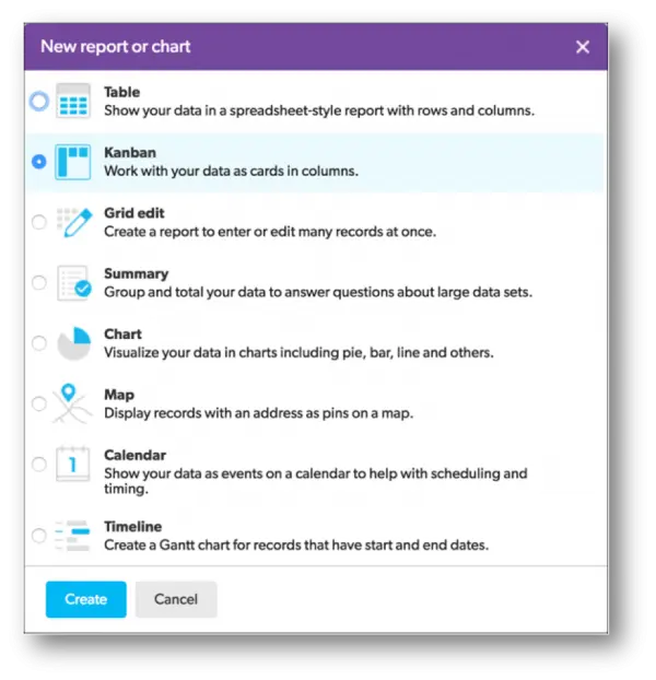 a cell phone showing the new report section