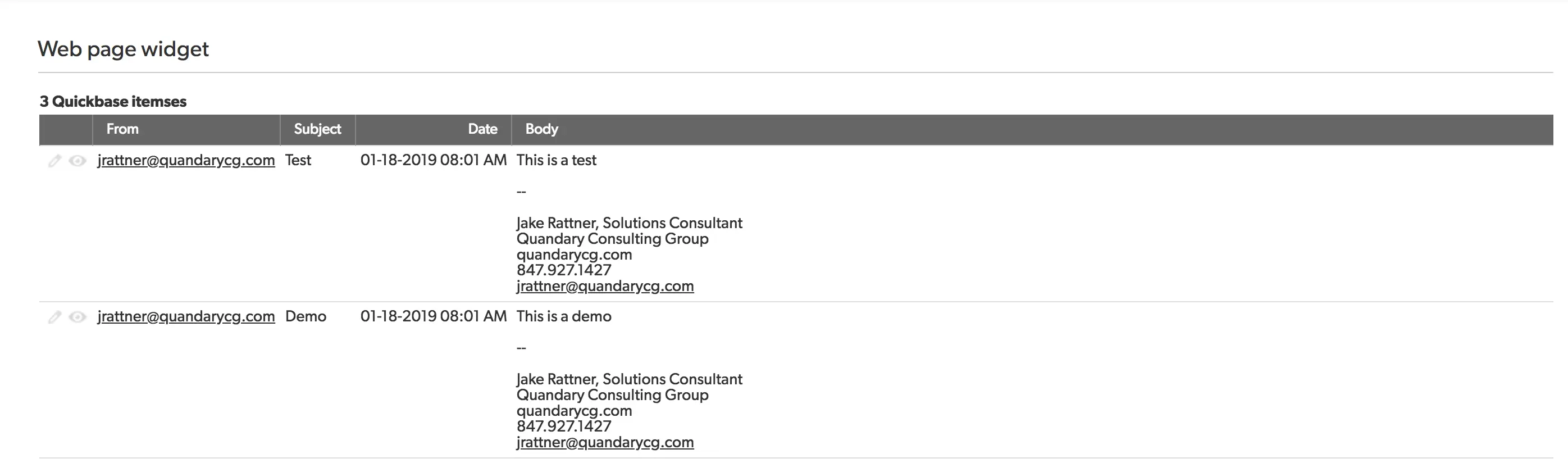 a screenshot of an invoice form with a line of text