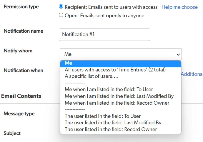 a screenshot of a web page with the notification button highlighted