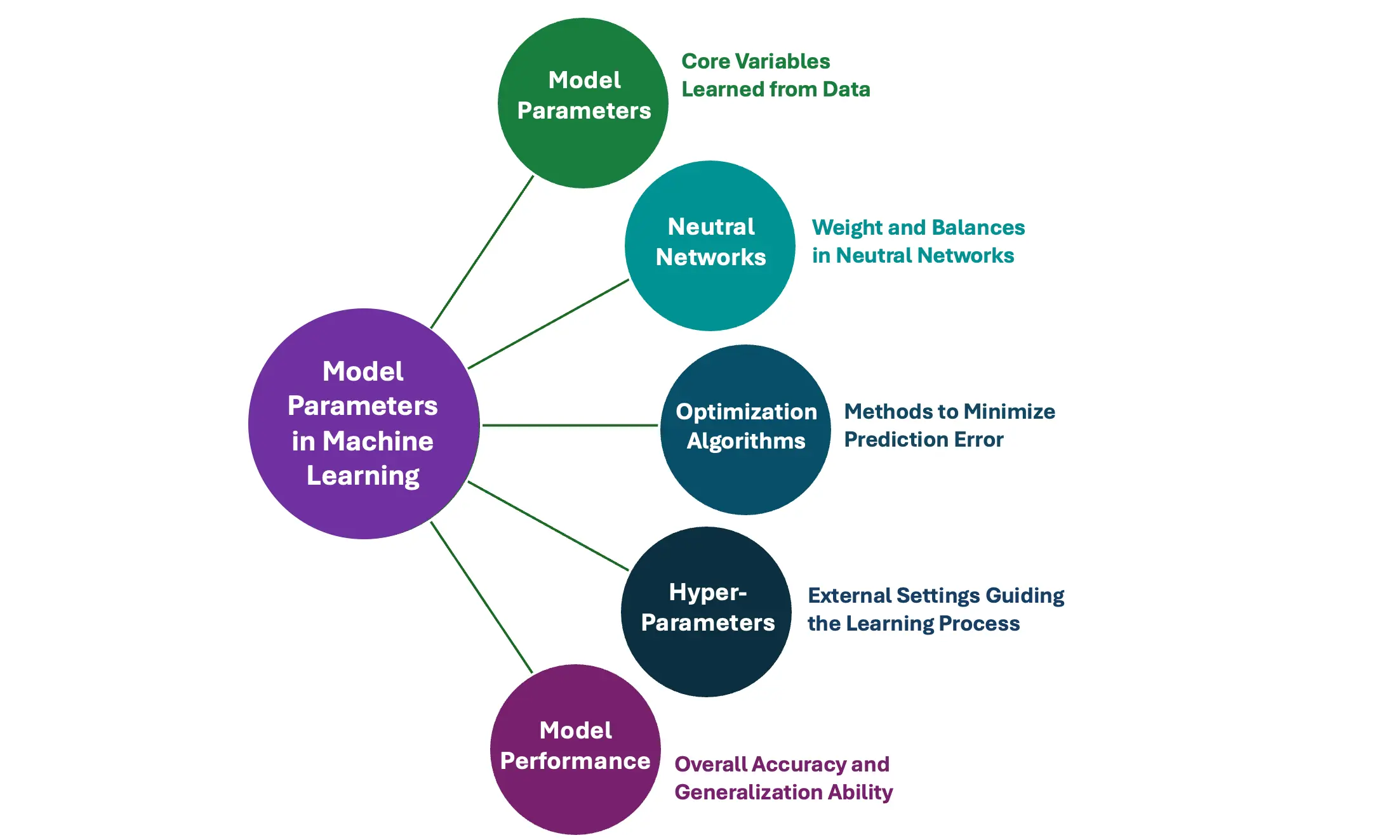 Summary: Model parameters are the internal variables learned from data that define how machine learning models make predictions. Distinct from hyperparameters, they are optimized during training to capture data patterns. Proper initialization and optimization of parameters are crucial for model accuracy, generalization, and efficient learning in AI applications.