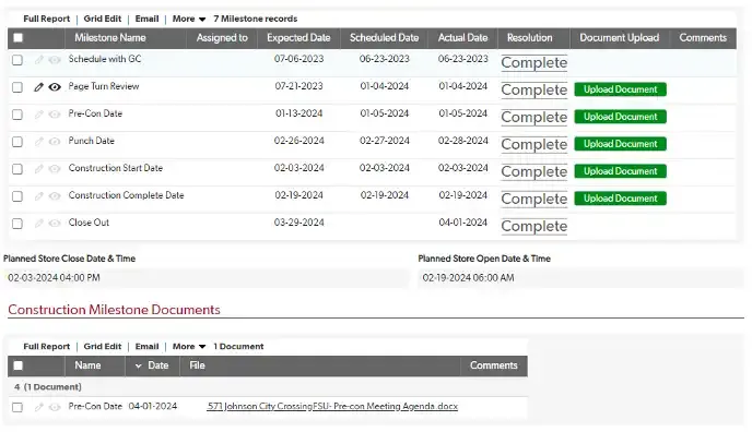 a screenshot of a computer screen showing the configuration of the application