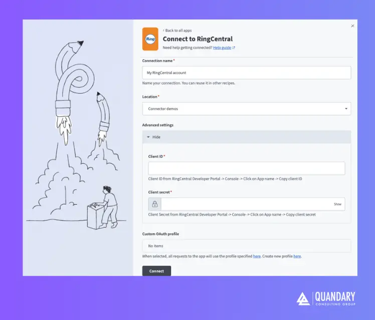 How to Connect Workato to RingCentral | Quandary Consulting Group