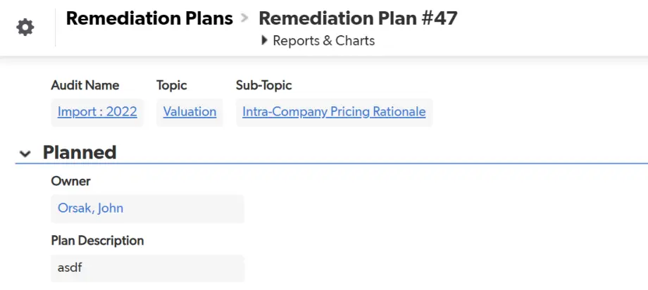 Breadcrumb Style Links