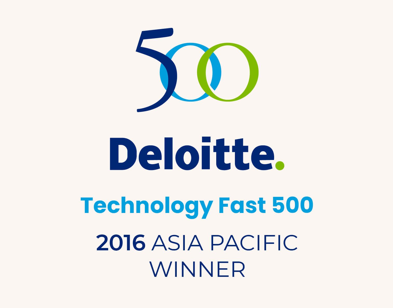 Deloitte Tech Fast 500 Asia Pacific - 2016