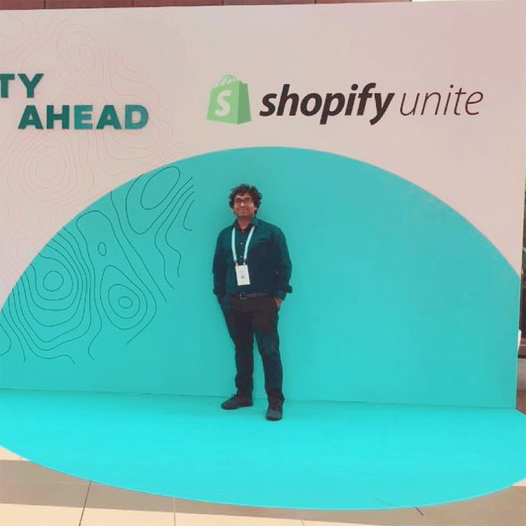 Attended the Shopify Unite event  in Canada -2019