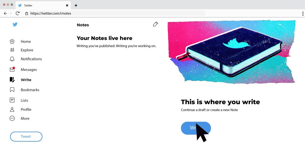 Notes timeline