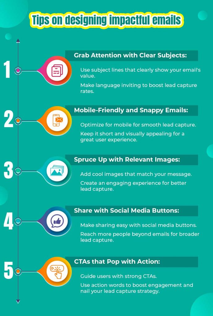 Tips on designing impactful emails