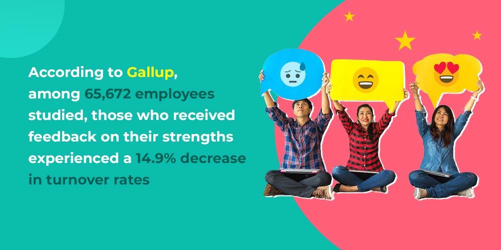 Constructive Feedback decreases turnover rates