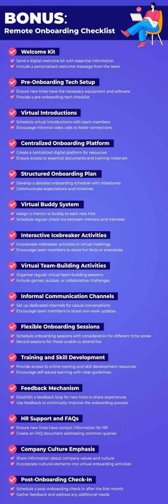 remote onboarding checklist